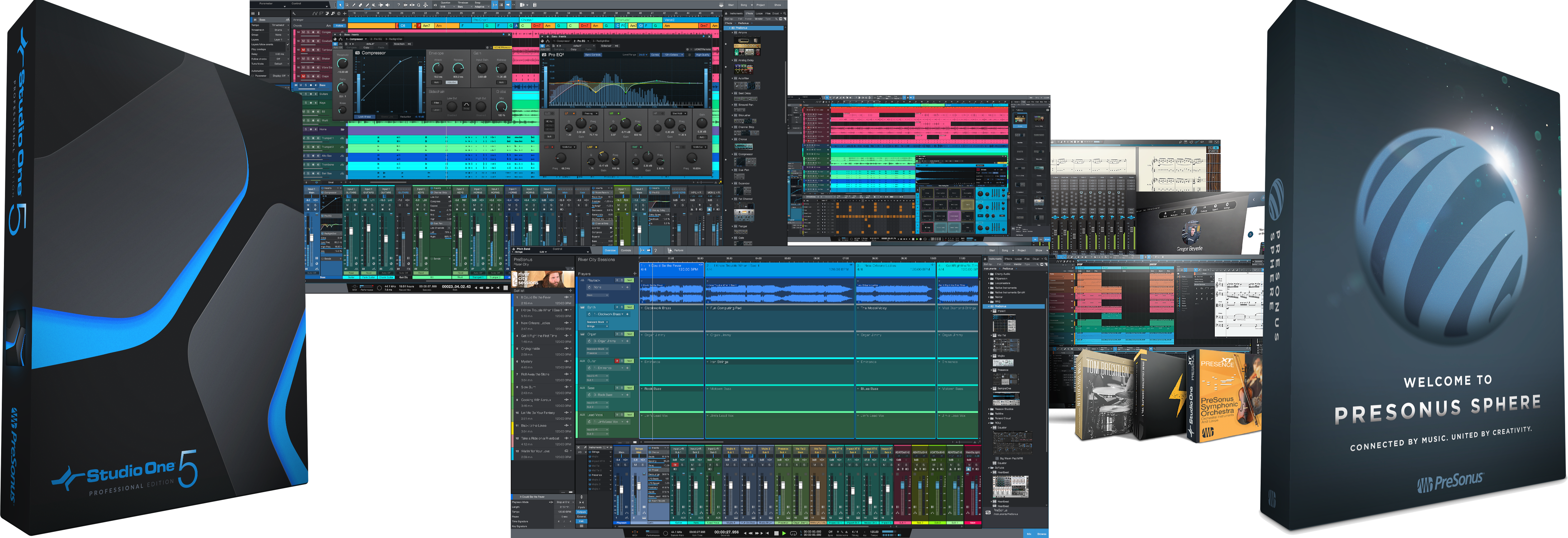 Presonus komt met grootste release ooit! Studio One 5 en Sphere! Presonus Announce Their Biggest Release Ever! Studio One 5 and Sphere!
